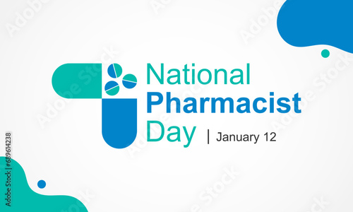 Pharmacist day is observed every year on January 12, The day focuses on the importance of pharmacists, and it honors how much they impact our health and well-being. Vector illustration