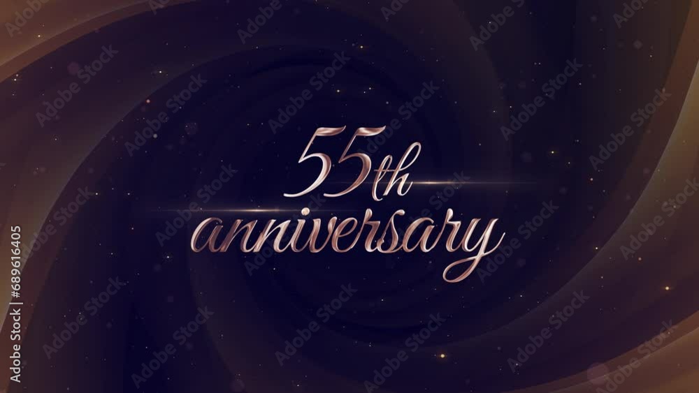 Congratulations on the 55th anniversary, stylish background, congratulation date Congratulations on the 55th anniversary, stylish background, congratulation date