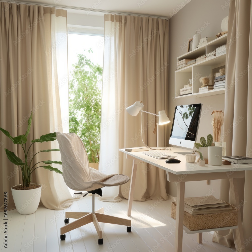 Fototapeta premium modern living room with furniture