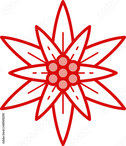 Edelweis flower icon