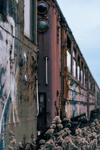 Abandoned train