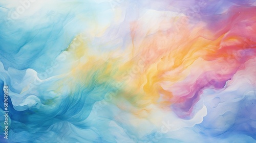 Colorful watercolor oil paint grunge texture background. Generative AI © Alpa