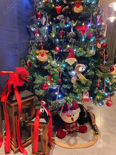 decorated christmas tree