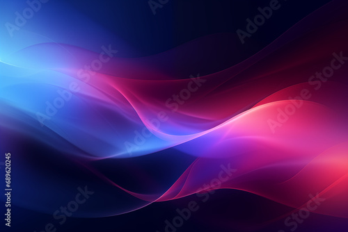 Illustration abstraite gradiant bleu et rose dynamique