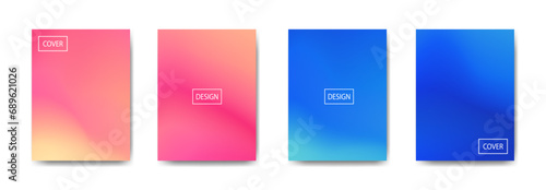 abstract gradient background for poster covers and others