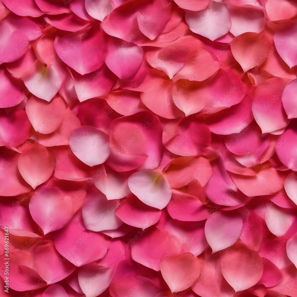 Flower Petals Pattern Background