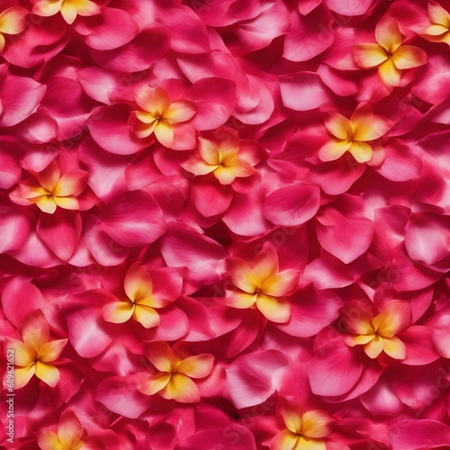 Flower Petals Pattern Background