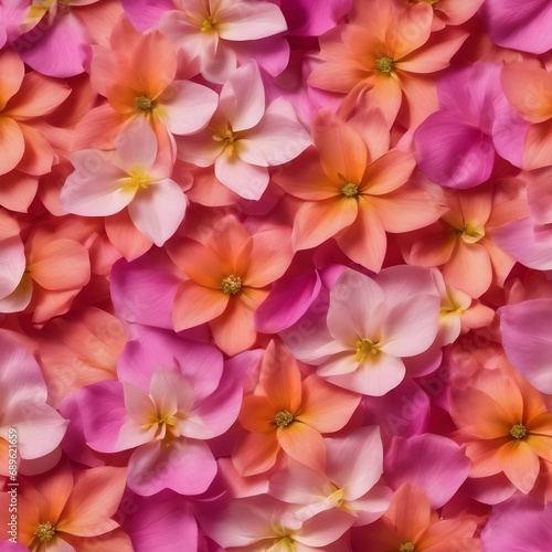 Flower Petals Pattern Background