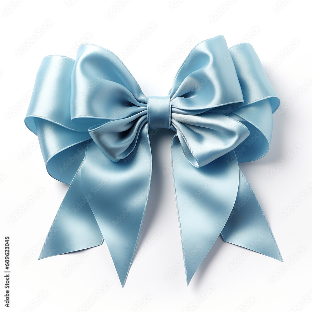 Fiocco azzurro. Ai generated. Fiocco azzurro. Ai generated.