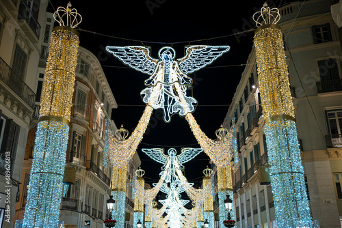 Capturing the festive spirit with stunning Christmas lights at Calle Larios in Malaga, a must-see winter attraction