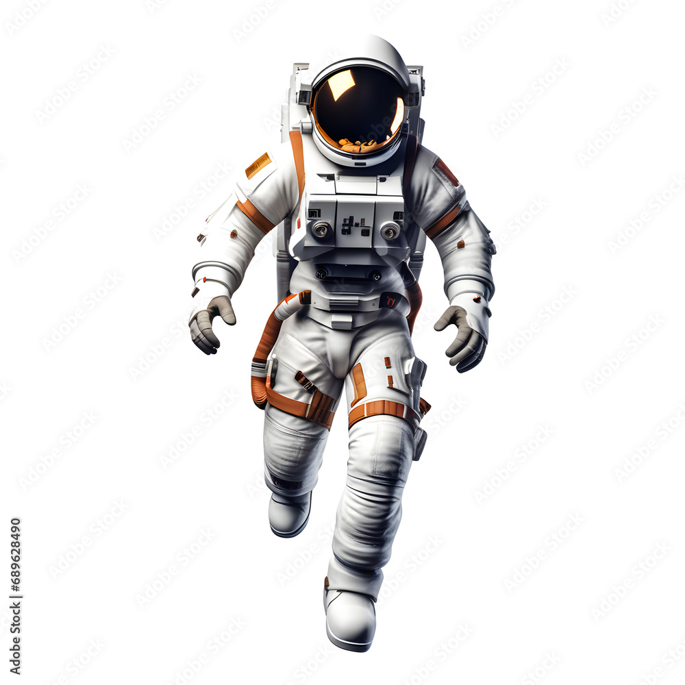 Astronaut Isolated on Transparent Background