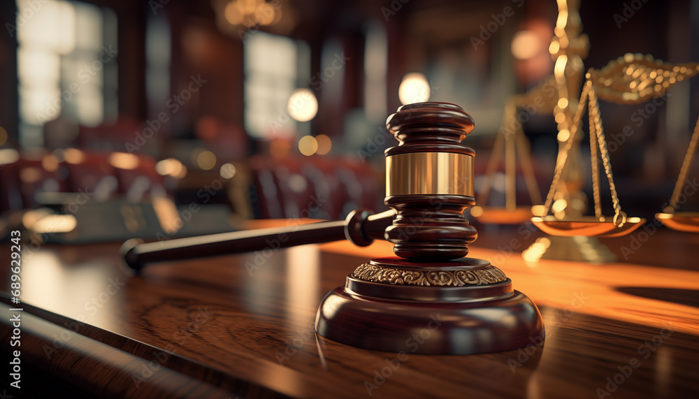 judge gavel on a wooden table close-up. fairness of the trial and sentencing. judge gavel on a wooden table close-up. fairness of the trial and sentencing.