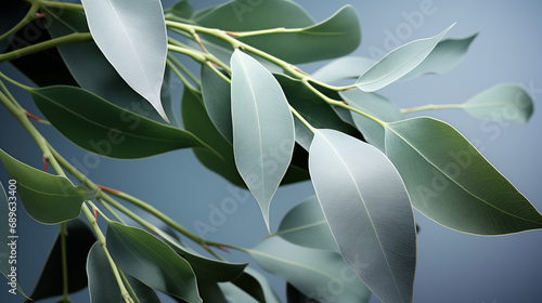 Eucalyptus green leaves 