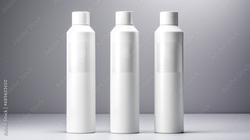 Hair care set: cosmetic skincare products. Shampoo, oil, butter, and conditioner. Realistic cosmetics product bottles, tubes, and plastic containers. Product placement mock-ups Hair care set: cosmetic skincare products. Shampoo, oil, butter, and conditioner. Realistic cosmetics product bottles, tubes, and plastic containers. Product placement mock-ups