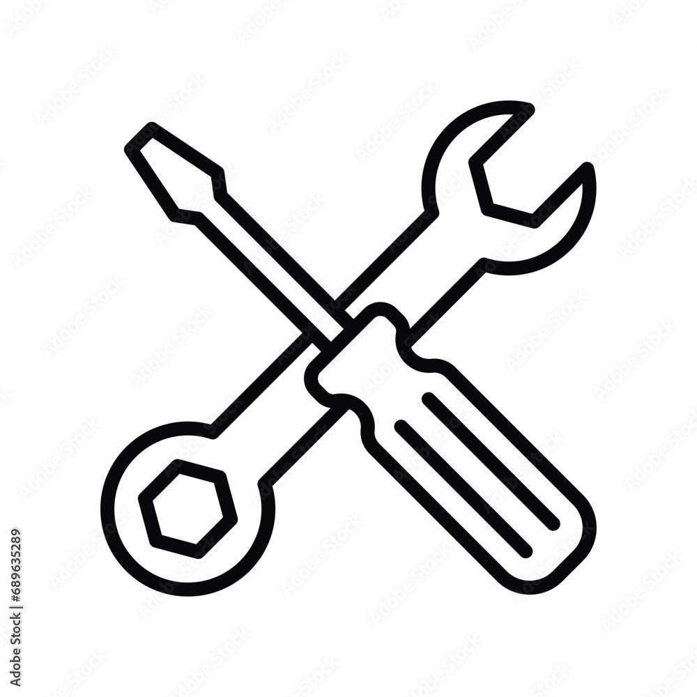 screwdriver icon vector design template simple and clean screwdriver icon vector design template simple and clean