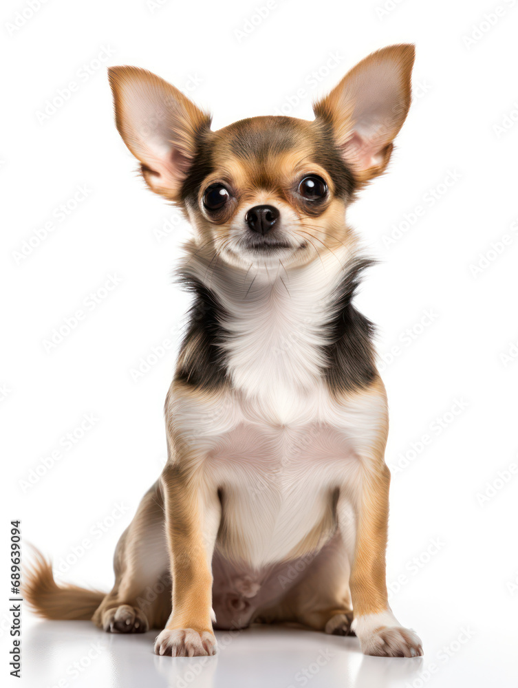 Chihuahua Dog Studio Shot Isolated on Clear Background, Generative AI Chihuahua Dog Studio Shot Isolated on Clear Background, Generative AI
