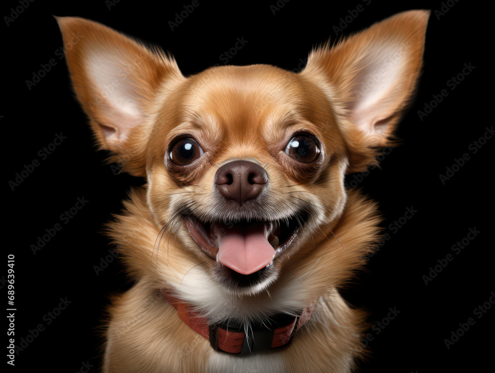 Chihuahua Dog Studio Shot Isolated on Clear Background, Generative AI Chihuahua Dog Studio Shot Isolated on Clear Background, Generative AI
