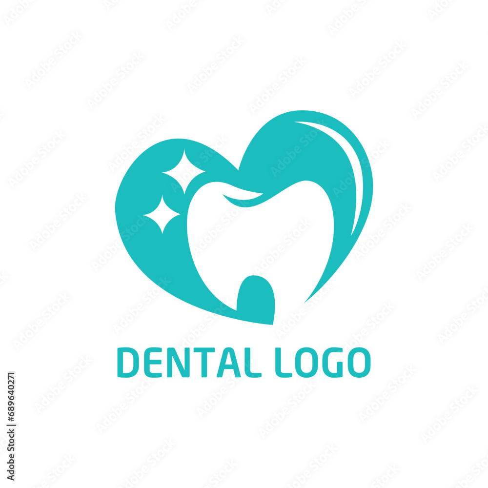 Dental Clinic logo, Dentist logo, Tooth Abstract logo design vector template Dental Clinic logo, Dentist logo, Tooth Abstract logo design vector template