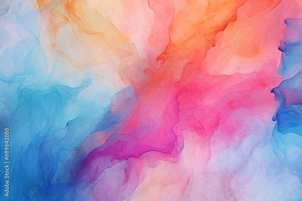 Multicolor watercolor on paper background wallpaper