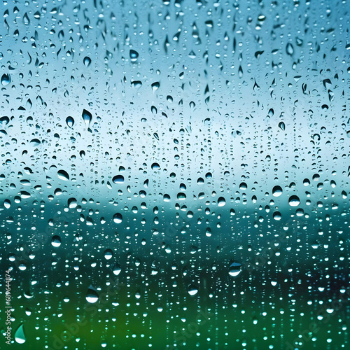 Photo rain drops on a window abstract background wallpaper