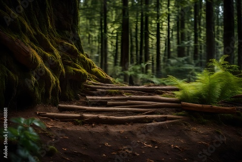 footpath in the forest