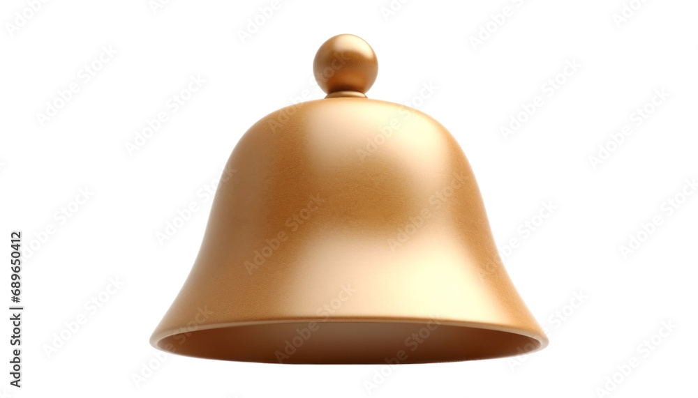 golden bell isolated on transparent background cutout golden bell isolated on transparent background cutout