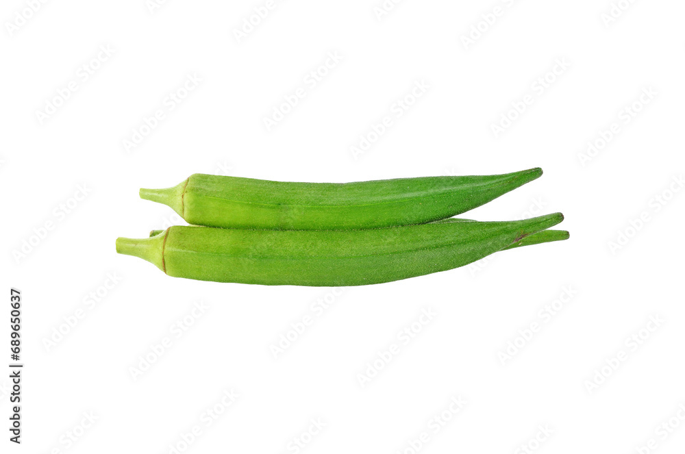 Young okra transparent png Young okra transparent png