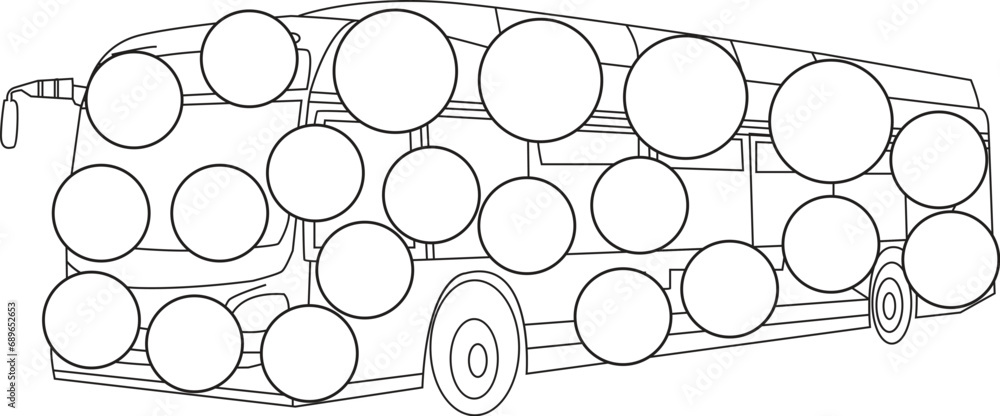 Bus Dot Marker book Bus Dot Marker book