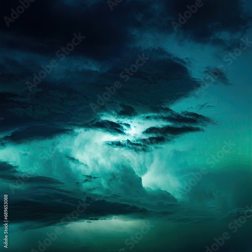 Epic Storm Clouds: Ominous Night Sky