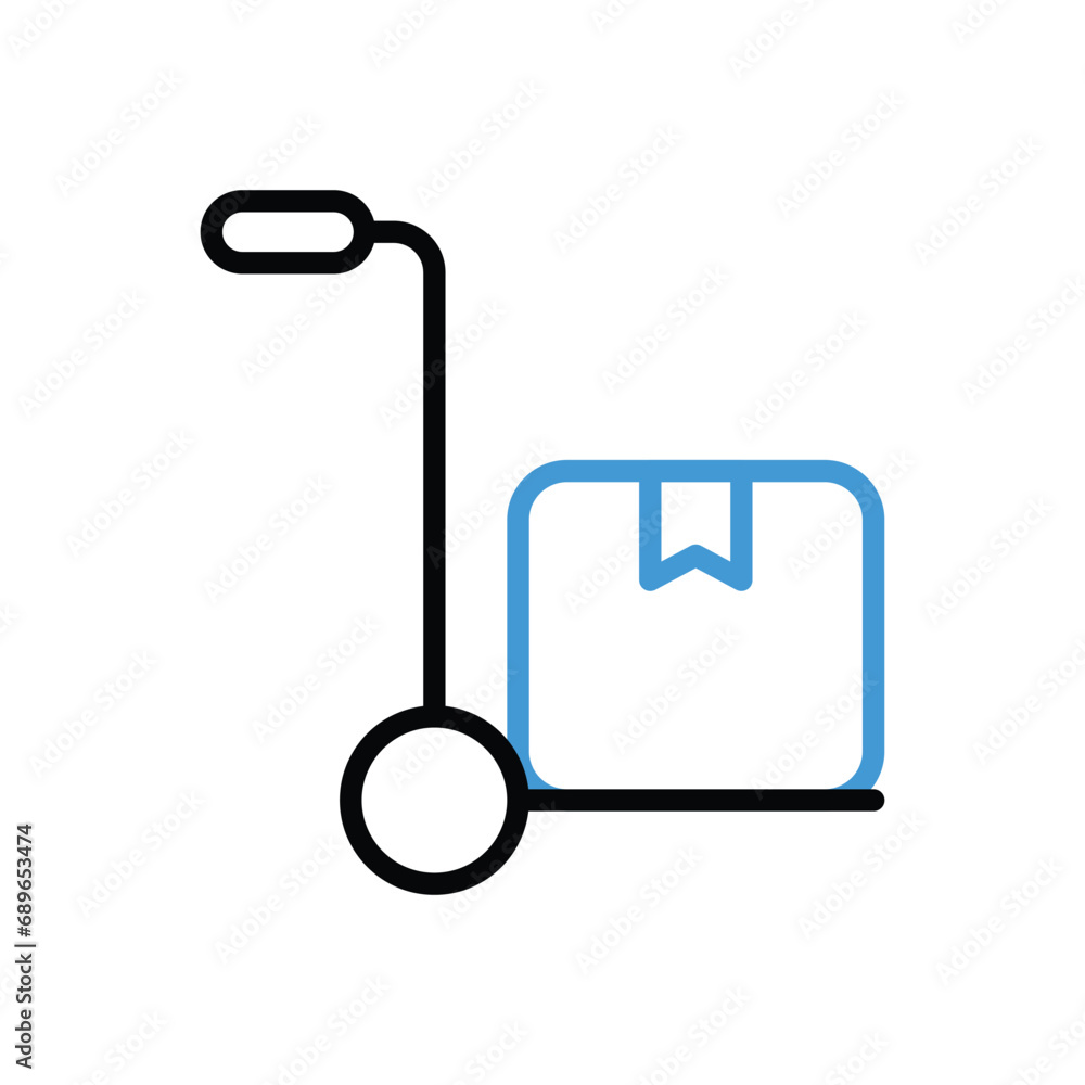 Troly Icon vector stock illustration Troly Icon vector stock illustration