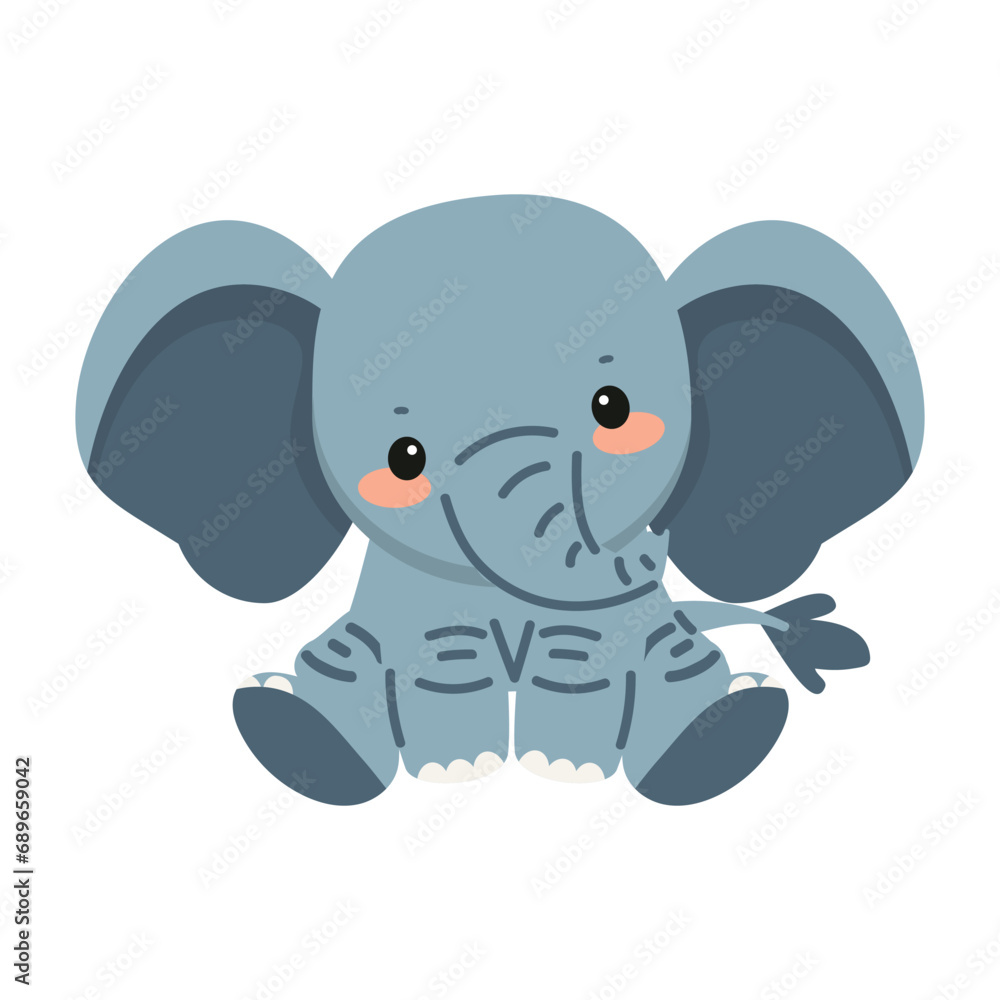 cute elephant doodle animal cartoon cute elephant doodle animal cartoon