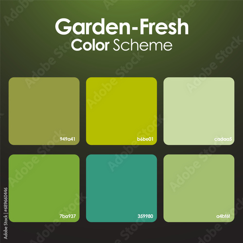 Garden Fresh color scheme set