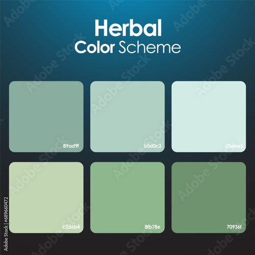 Herbal color scheme set