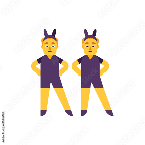 Men with Bunny Ears