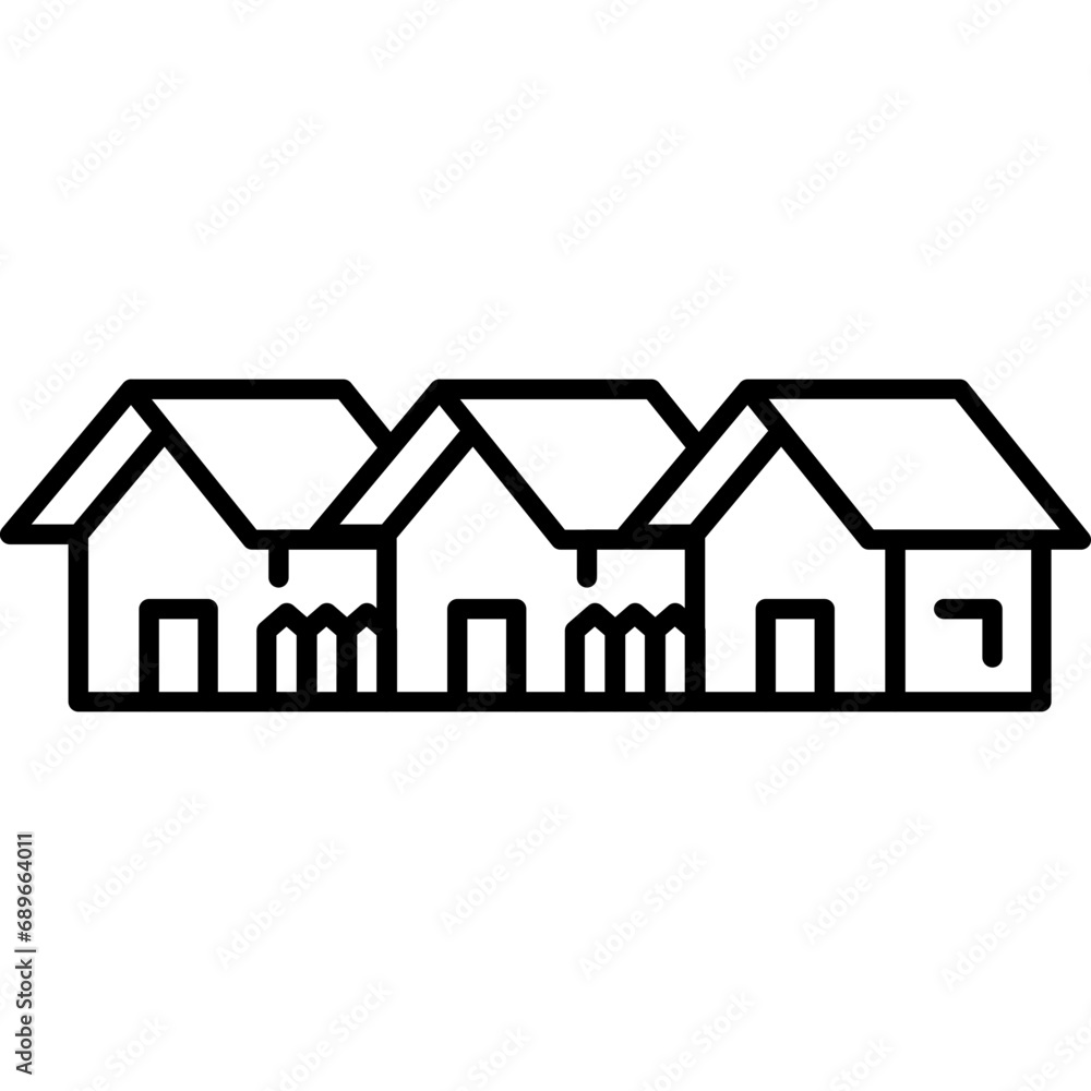 Fototapeta premium Private House Icon