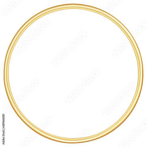 Gold realistic Sphere Frame