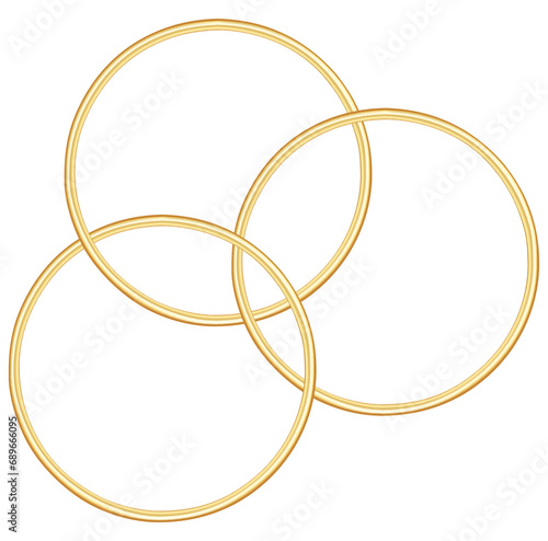 A group of connected rings