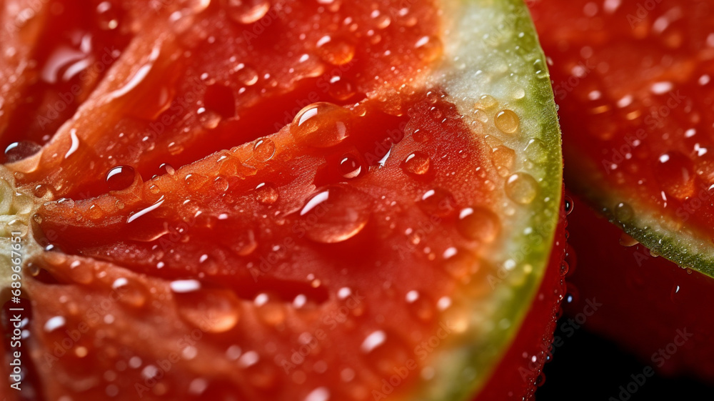 close-up highlighting the fine details and textures of a piece of food, like a vegetable or fruit close-up highlighting the fine details and textures of a piece of food, like a vegetable or fruit