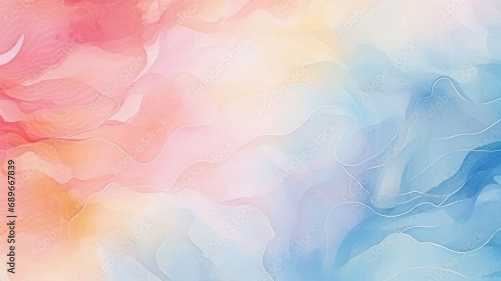 vibrant watercolor abstract: perfect background for wedding or trendy social media banner