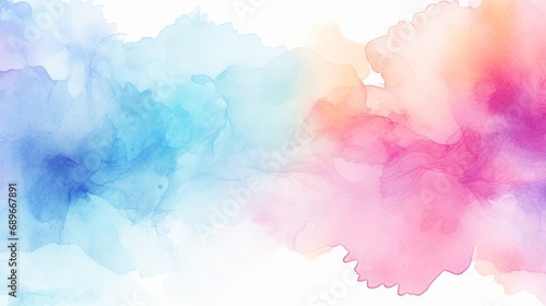 vibrant watercolor abstract: perfect background for wedding or trendy social media banner photo