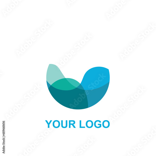 wave colorful logo