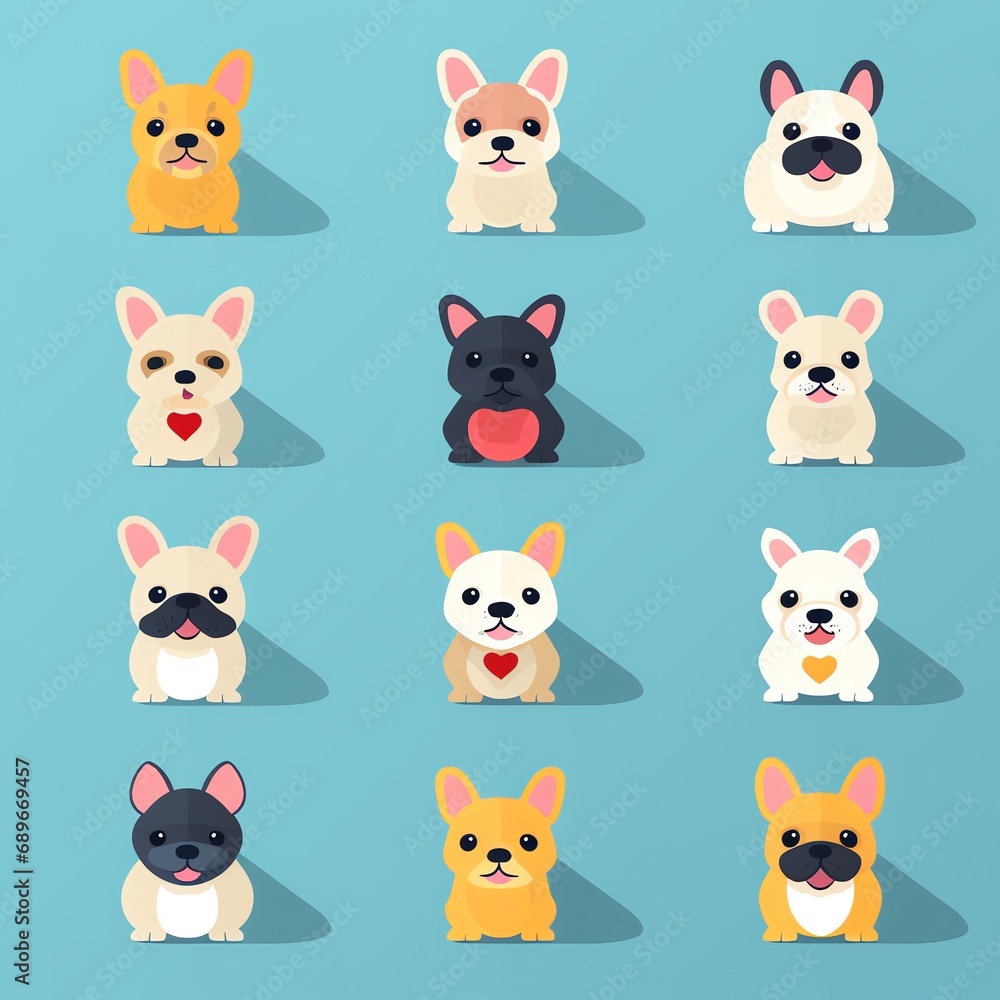 a group of cartoon dogs a group of cartoon dogs