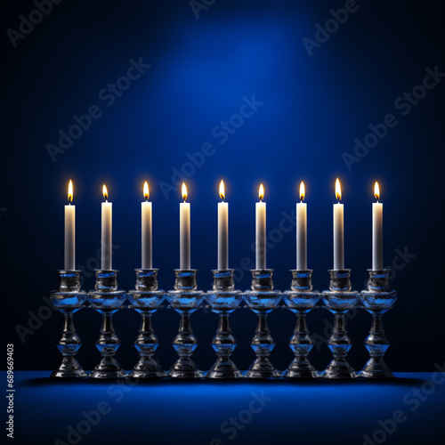a group of candles in a row