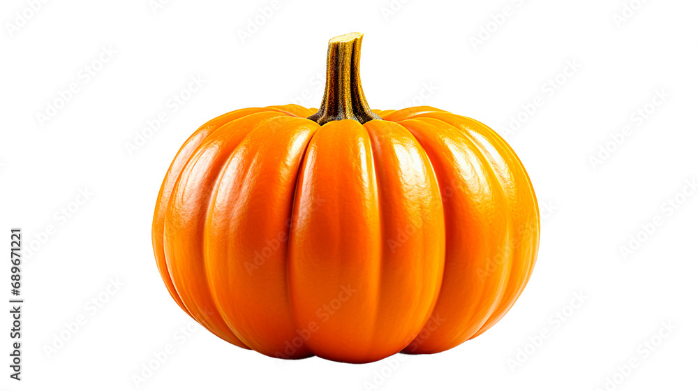 Transparent Pumpkin Illustration. Generative AI. Transparent Pumpkin Illustration. Generative AI.