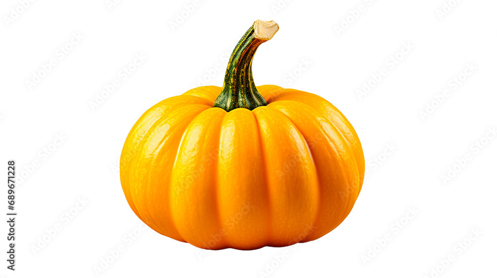Fototapeta premium Isolated Squash PNG: Fresh Harvest in a Clear Background. Generative AI.