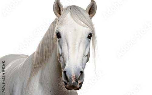 Lipizzan Horse Balletic Equestrian Majesty Isolated on a Transparent Background PNG. © Haider