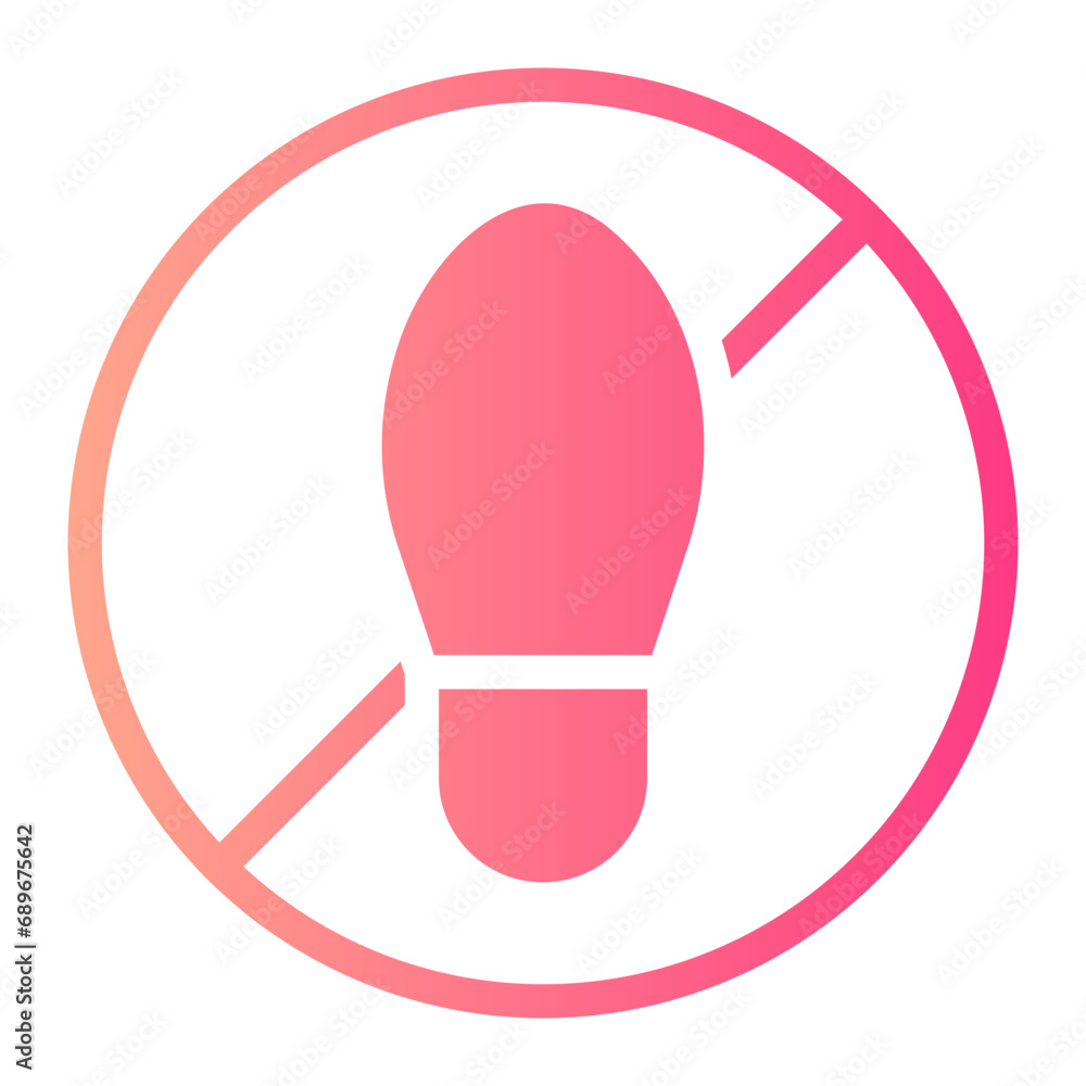 no step gradient icon