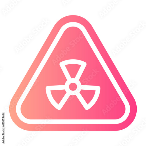 radiation gradient icon