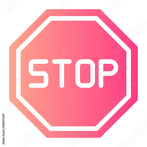 stop gradient icon