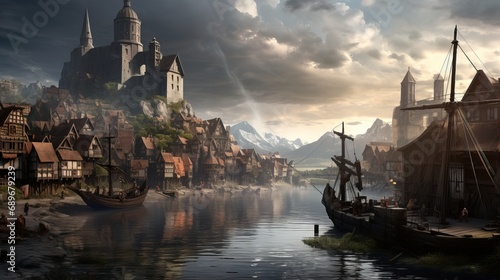 Cities that are reminiscent of medieval fantasy #689679239